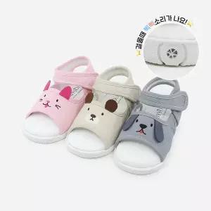 [보리보리/베이비솔]베이비팻 삑삑이샌들