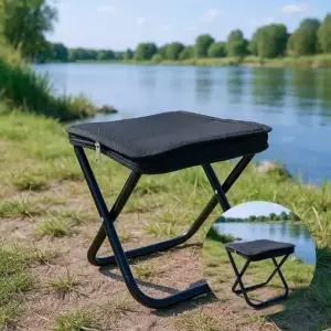 ( )휴대용 접이식의자 2p세트 26cm 블랙 야외의자 낚시의자휴대용접이식의자