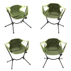 ( )접이식 스윙 캠핑의자 카키 접이식야외의자 휴대용의자
