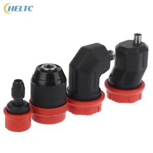 유선 및 무선 전기 드릴과 호환되는 6.35mm 육각 비트용 1PCS 퀵 릴리스 변환 척