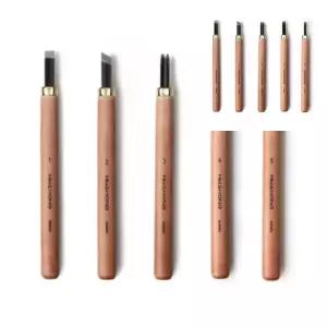 굿딜  화홍 조각도 5본조세트 세트 소프아트 고무판화 판화공예 비누공예  buyus 굿딜 브이숍 illo001