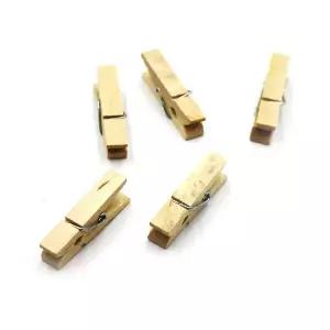 [에이치플러스몰]미니 나무집게 5개입