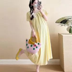 반팔 임부 원피스 여성 착용감 편안한 외출 여름