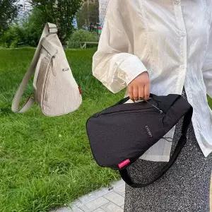 (큰손할인) 세모슬링백 크로스백 여성 패션 여행용 힙색