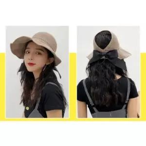 여성모자 비치 햇 바캉스 차단 돌돌이 휴양지 니트 자외선 여성 여름햇 썬캡 모자