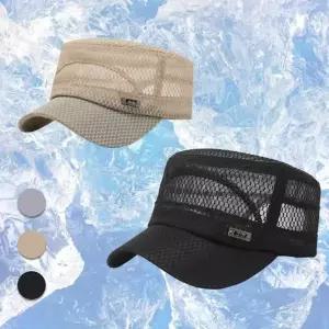 고드름 캠핑 통풍 여름 군모 메쉬 모자 망사