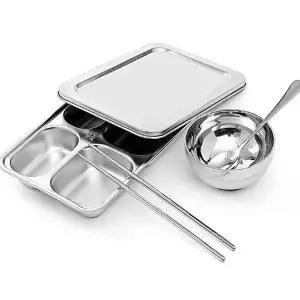 소 JB54KB45 스테인리스 식판 세트 식판접시 학교식판 급식식판