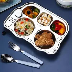 뛰뛰빵빵 GW46RV26 버스 5구 스테인리스 유아식판 어린이 식판