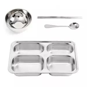 4구 ZA63GG08 배식판 온 풀세트 스테인리스 식판 소