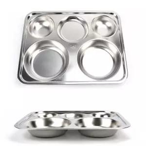 스텐 KG57XT09 27종 고등학생용 3찬 식판 35.6x28.7cm 20호