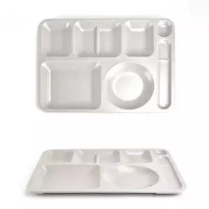 고급형 ZV30WU70 단체급식 멜라민 성인 4찬 식판 42x29.4cm 3호