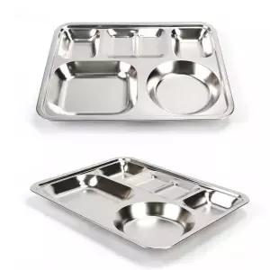 스텐 QU69IZ45 27종 단체급식 성인 4찬 식판 37.3x29.3cm 28호