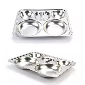 스텐 NG13IR36 27종 단체급식 성인 4찬 식판 36.5x28.3cm 36호