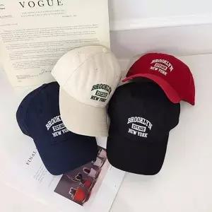 캐주얼 레터링 자수 6컬러 데일리 볼캡 CAP50