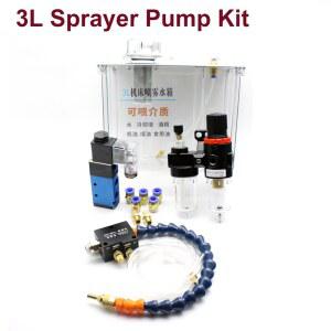 CNC 공작 기계 공압 분무기 수도관 오일 펌프 윤활 시스템 저압 물 스프레이 투명 3L 오일 탱크