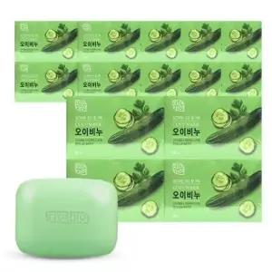 무궁화 자연미인 오이 비누 90g 4입 5개