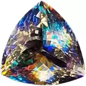 70 CT 레인보우 컬러 조 컷 내추럴 미스틱 토파즈 인증 여성용 루즈 원석 주얼리