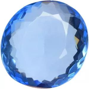 보석 제작을 위한 완벽한 타원형 컷 루즈 GEMHUB 매력적인 블루 토파즈 67.35 Ct