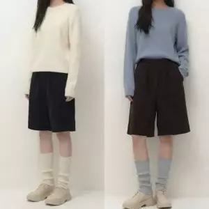 A라인 JEB-1006520 버뮤다팬츠 융털기모 코듀로이