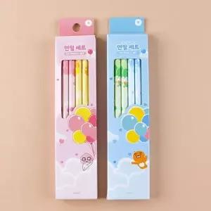 카카오프렌즈 12P (4개세트) 오 연필 세트 12P 해피데이 5800 206E]