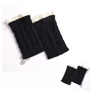 마이한 레그워머 발목 보온 여성 부츠 레이스 다리 신발 겨울토시