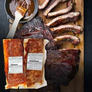 [더조은푸드][케이쿡]바베큐 폭립 알뜰형 오리지날맛 500gx2팩+매콤한맛 500gx2팩