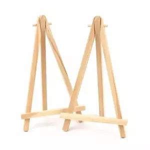 ( )미니 이젤 나무미니이젤 미니어처장식 소형이젤 인테리어오브제 미니어쳐장식 액자받침대 나무이젤 액자