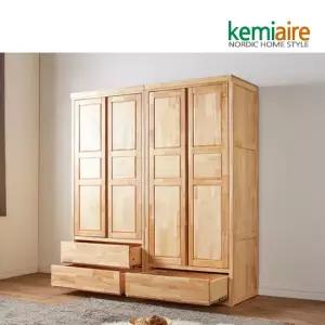 미소 고무나무원목 1단서랍옷장 KTP-457