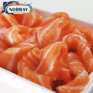 [더조은푸드][더조은] 노르웨이 연어 필렛 냉장 생연어 1kg 내외 (와사비 간장소스 65g 증정)