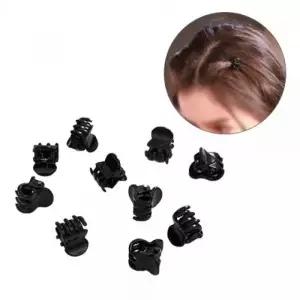 ( )블랙 앞머리 옆머리 미니 고정 집게핀 10P