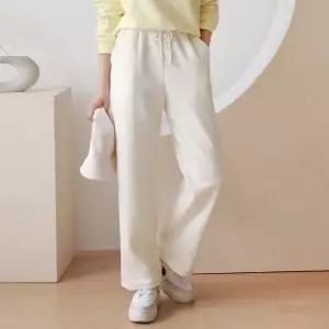 여성 봄 가을 특양면 츄리닝 밴딩 일자 바지 츄리닝 트레이닝 팬츠 PN0756S
