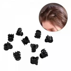 ( )앞머리핀 블랙 앞머리 옆머리 미니 고정 집게핀 10P 옆머리핀