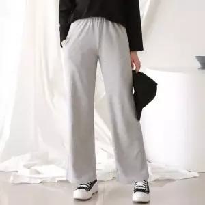 여성 봄 가을 면 츄리닝 밴딩 일자 바지 트레이닝 팬츠 PN0757S