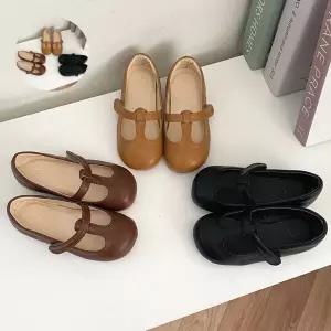 슈즈 여아 스트랩 발이편한 데일리 라운드 플랫