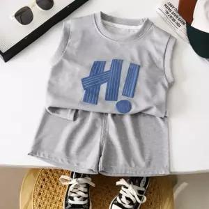 여름 유아 아동 나시 상하복 세트 키즈 반바지 등원룩