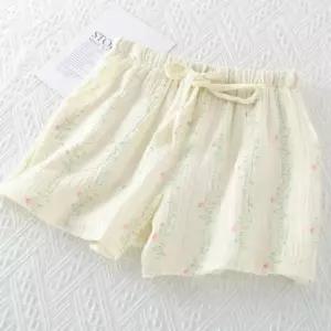 여성 여름 데일리 반바지 이중 면 순면 잠옷 바지