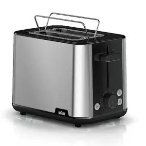 브라운 퓨어샤인 전기토스터 HT1515BK / 메탈블랙 / 택배발송