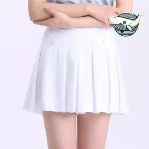 여름 필수 플레어 반바지 스커트 세트 화이트 플레어 플 치마 여름 스커트 데님 여성 미니 롱 H라인