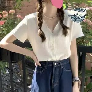 여름 필수 캐주얼 반팔 가디건 부드러운 브이넥 볼레로 크롭 용 여름 여성 썸머 루즈핏 롱 숏 로브 비치