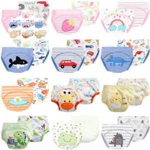 무형광 순면 배변훈련팬티 203777 4종세트