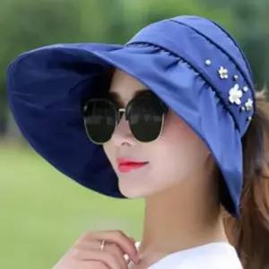 여성햇 자외선 모자 여름모자 접이식 나들이 썬캡 햇 바캉스 차단 여성 여름 챙넓은