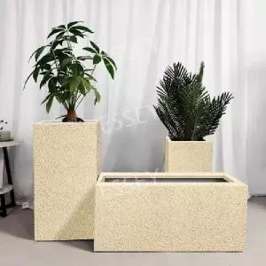 직사각형 돌 시멘트 대형 화분 프레임