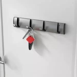 (색상 4단 후크)접이식 벽옷걸이 도어행거 현관 벽행거 공간활용 4단 벽걸이 모자걸이