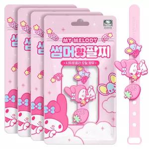 산리오 마이멜로디 썸머향팔찌 여름 유아 어린이 스트랩 밴드 4개 (25 약국용)