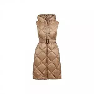 [MAX MARA]25FW TREGIL 후드 퀄팅 벨티드 롱 패딩자켓 카멜 2529296075 040