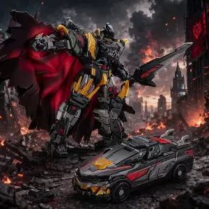 미니특공대 렉스카이저 블랙에디션 한정판 변신 로봇 장난감