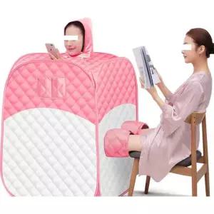 1인용 전신 욕조 반신욕기 지퍼형 사우나 접이식 훈증