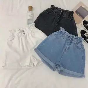 [하프클럽/]하이웨이스트 투버튼 청반바지 롤업 데님팬츠 A라인