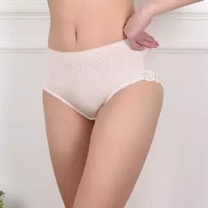 [하프클럽/]쏘로사떼 PT2200 물결 레이스누디 여성 맥시 인견팬티