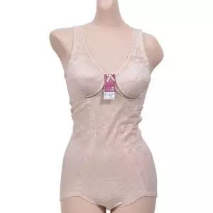 [하프클럽/]파워넷 인견 플라워 망사 패턴 B컵 노와이어 올인원